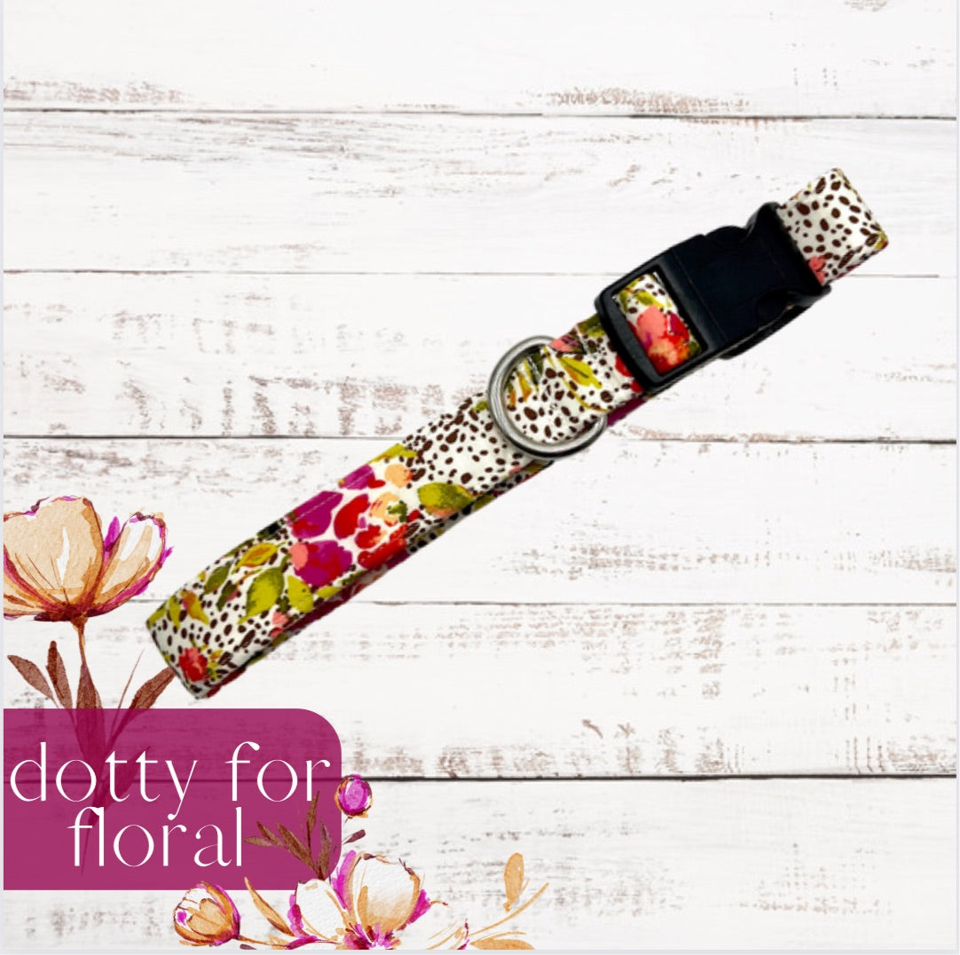 Dotty for floral collar